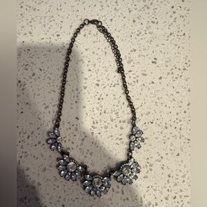 Francesca's Collections Floral Diamond Necklace